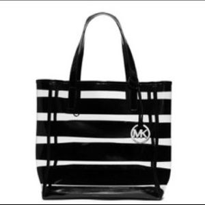 Michael Kors Eliza Clear Tote Beach Bag